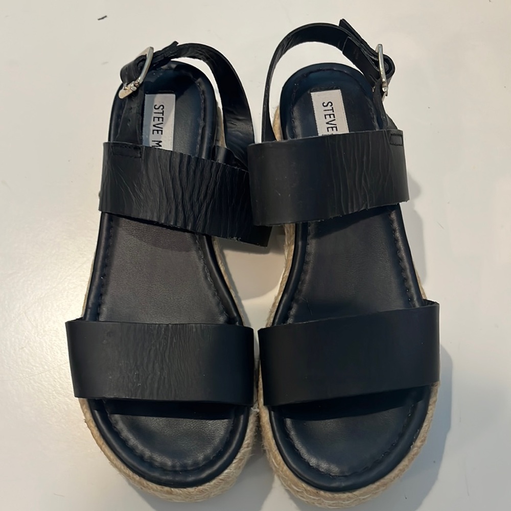 Steve Madden 5-1/2 Black Espradril